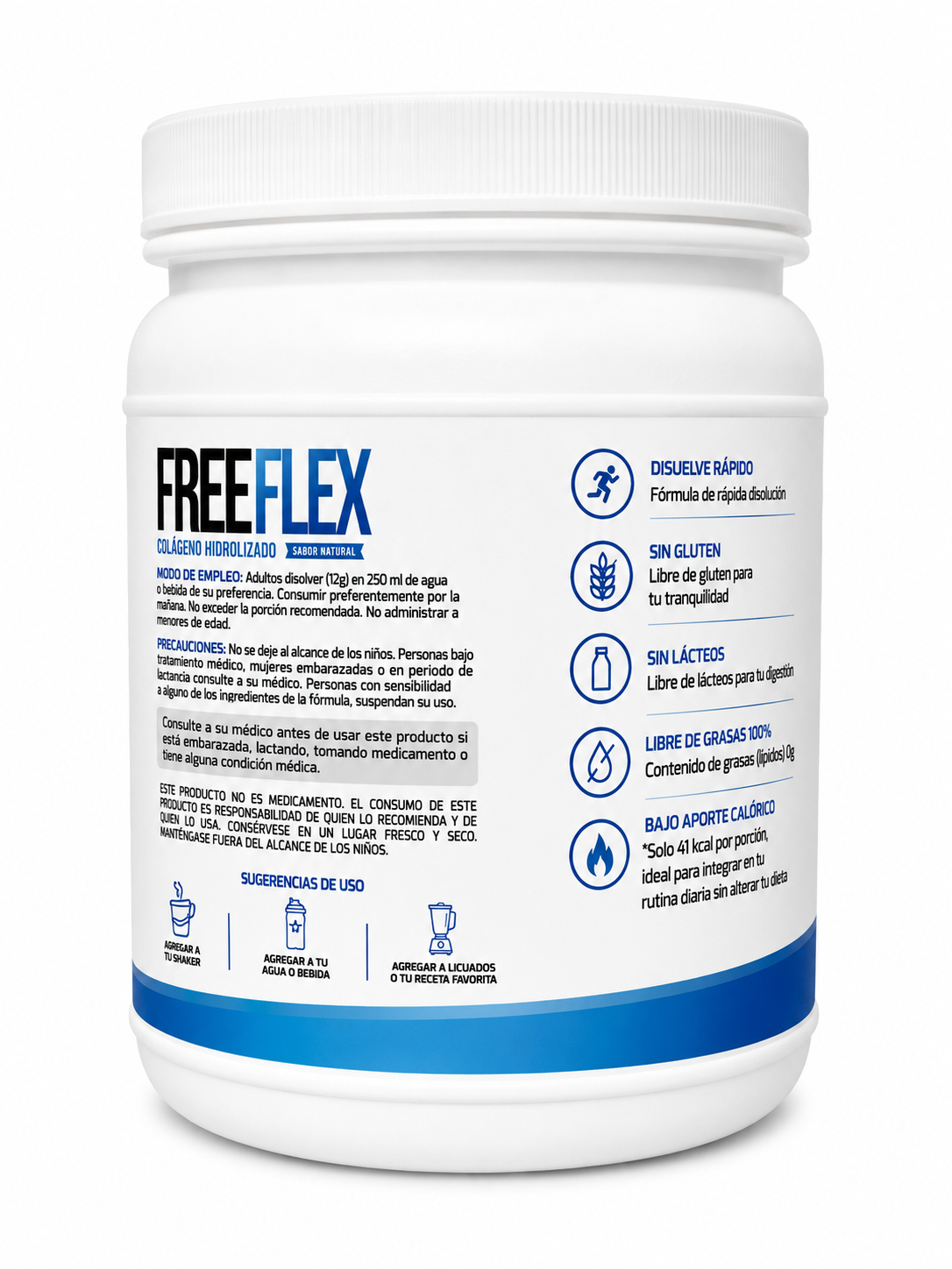 FreeFlex Hydrolyzed Collagen Powder 500g | Joint & Mobility Support | Gluten Free