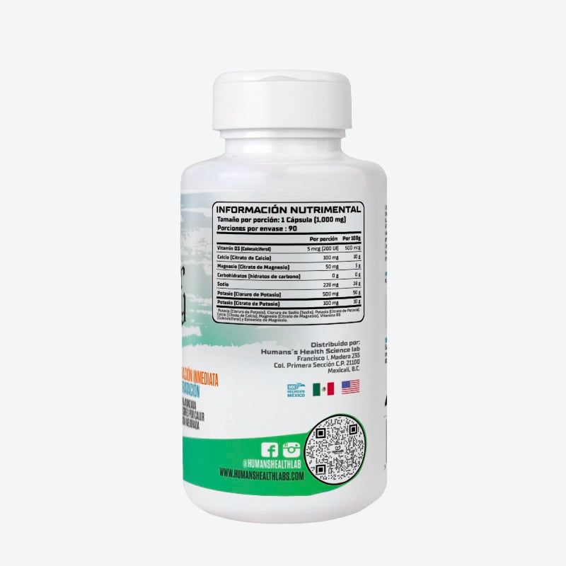 Humans Electrolytes Capsules | Hydration + Muscle Function + Performance | Sodium, Potassium & Magnesium | 90 Capsules