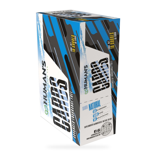 Human’s CARBS Caffeine-Free Energy Gel with 40 g Carbs & Electrolytes | Natural Flavor, 10 Sachets of 60 g